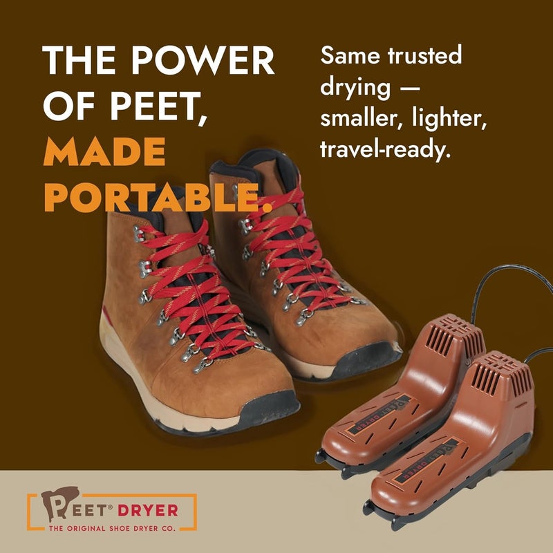 PEET , Power Plus Dryer, Lightweight & Portable Boot Dryer, Travel Shoe Dryer for Work Boots, Sneakers, Ski Boots, Cleats, Athletic Shoes - Image 2